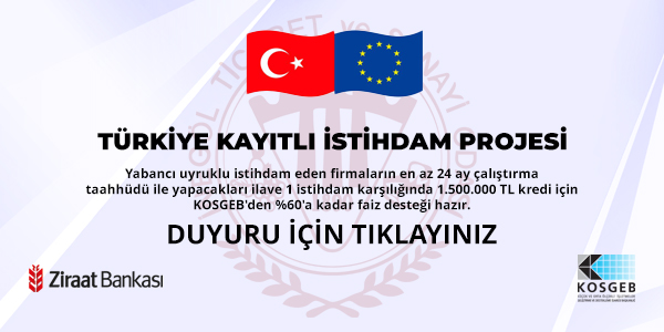Türkiye Kayıtlı İstihdam Projesi