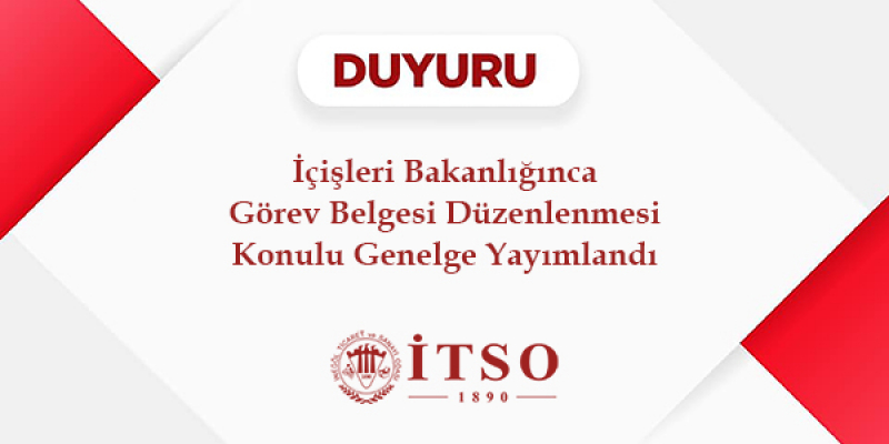 Görev Belgesi Düzenlenmesi Konulu Genelge