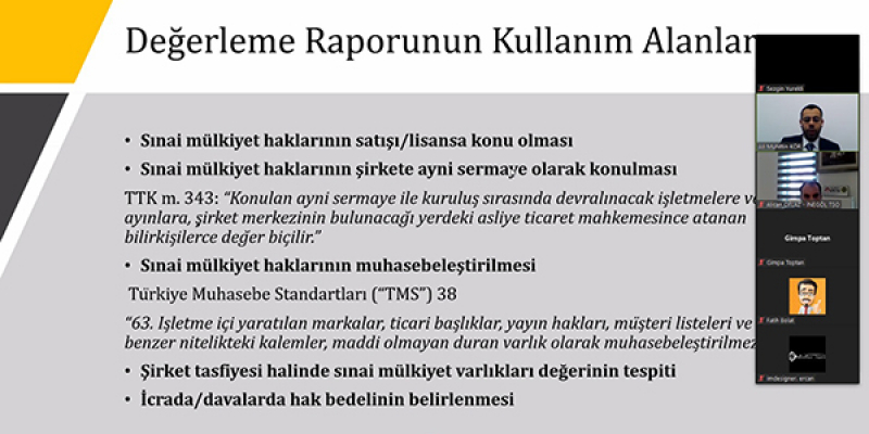 Sınai Mülkiyet Hakları Değerleme ve Ticarileştirilme Temel Eğitimi Gerçekleştirildi
