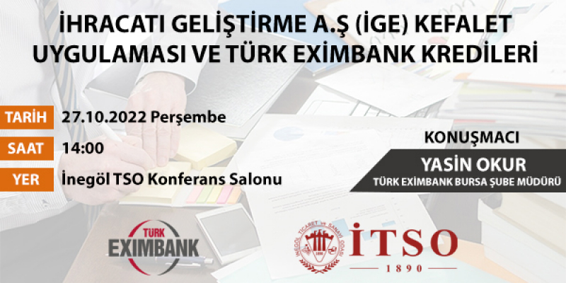 Kefalet Uygulaması ve Türk Eximbank Kredileri Semineri