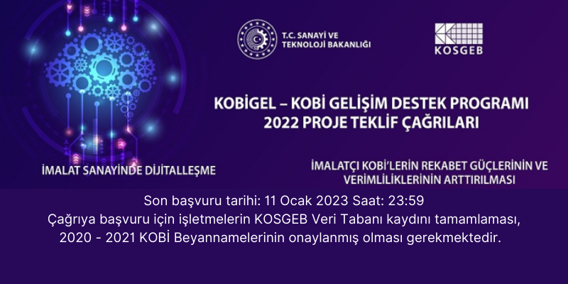 KOBİGEL 2022 Çağrıları