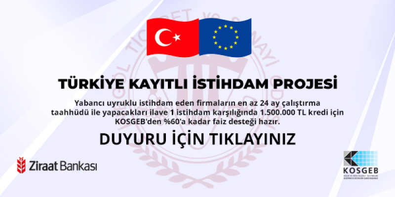 Türkiye Kayıtlı İstihdam Projesi