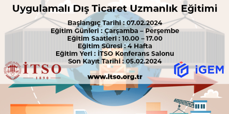 Uygulamalı Dış Ticaret Uzmanlık Eğitimi