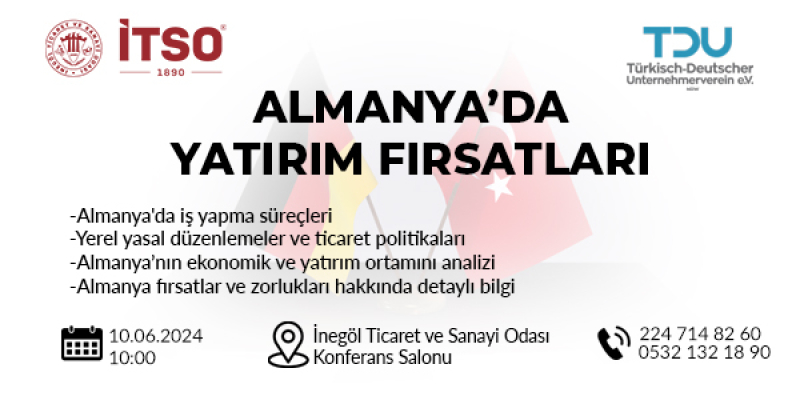 Almanya'da Yatırım Fırsatları Semineri